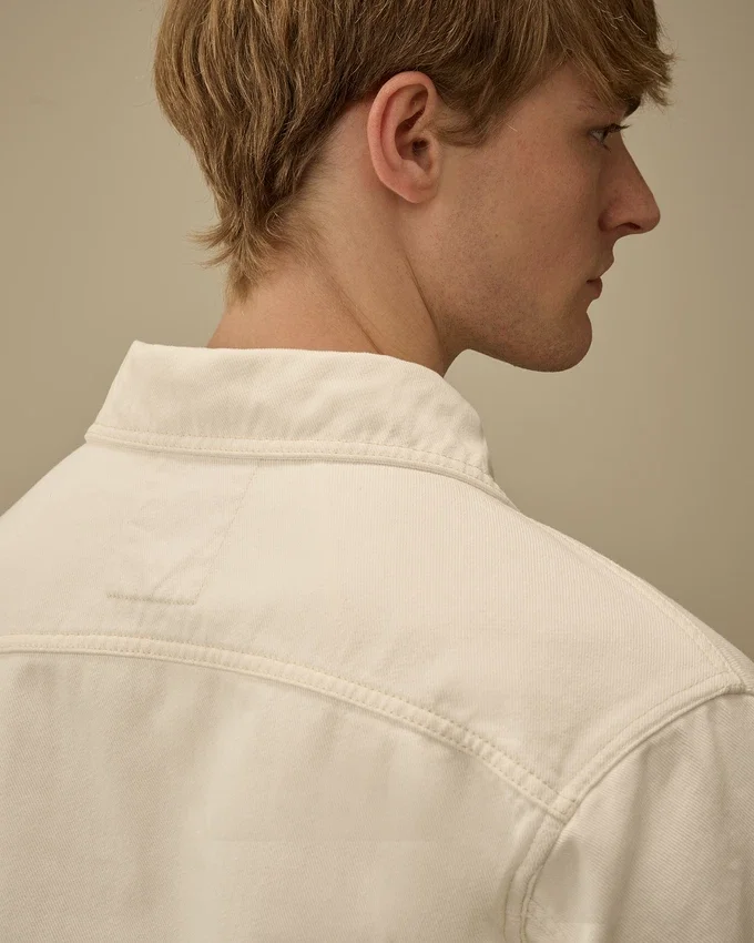 Giacca con zip in denim Bull