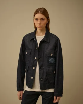 Giacca da campo in denim 3/1