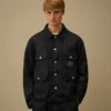 Giacca da campo in denim 3/1