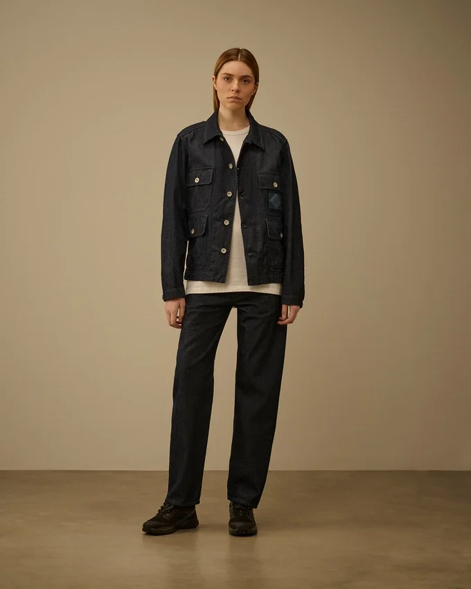 Giacca da campo in denim 3/1