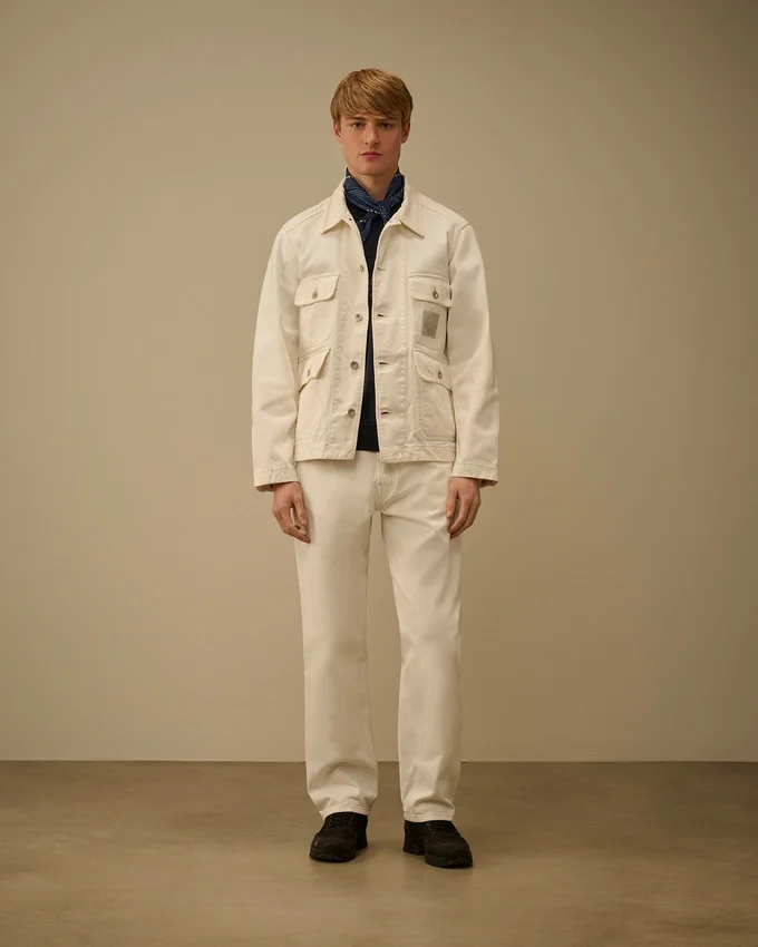 Giacca da campo in denim Bull