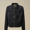 Giacca in denim 3/1 con cerniera