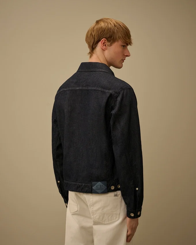 Giacca in denim 3/1 con cerniera