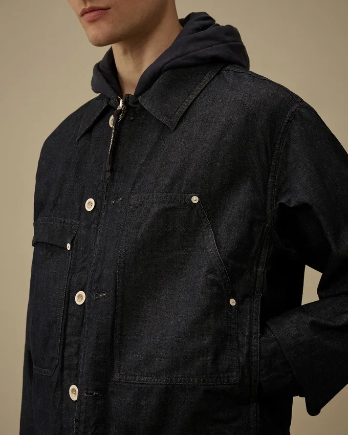 Giacca in denim 3/1 con cerniera