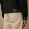 Giacca in denim 3/1 con cerniera