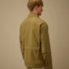Giacca in twill con lenti e zip