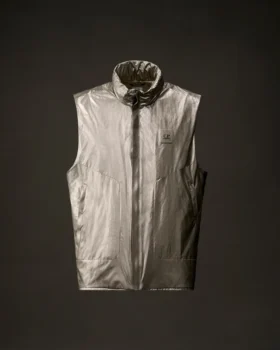 Gilet con cappuccio della Metropolis Series in Nano Titanium