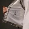 Gilet con cappuccio della Metropolis Series in Nano Titanium
