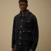 Goggle Jacket in 50 Fili Indigo