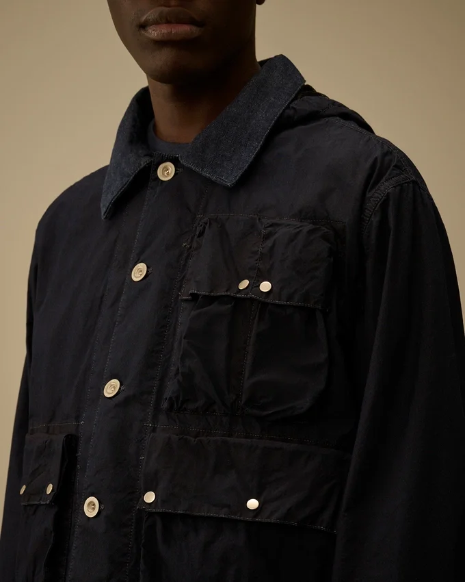 Goggle Jacket in 50 Fili Indigo
