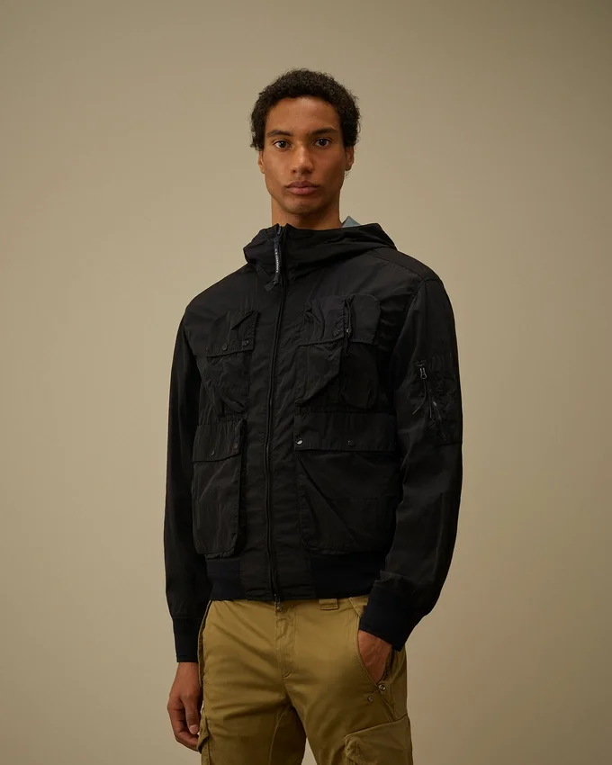 Goggle Jacket in Chrome-R