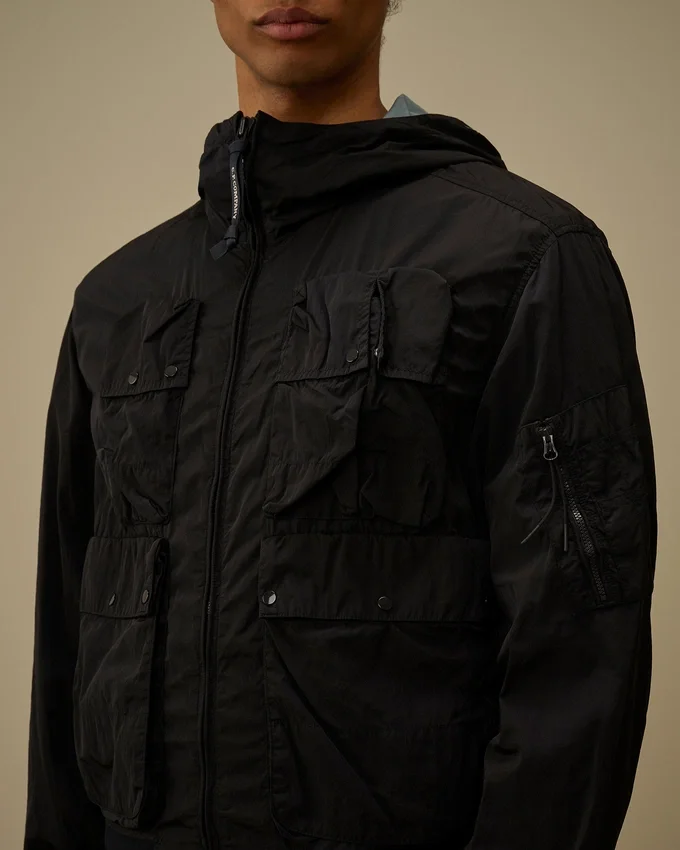 Goggle Jacket in Chrome-R