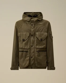 Goggle Jacket in misto Panama-R