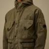 Goggle Jacket in misto Panama-R