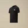 Maglietta a maniche corte in jersey di cotone 30/1 U16 con toppa con logo