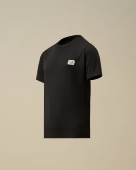 Maglietta a maniche corte in jersey di cotone 30/1 U16 con toppa con logo