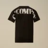 Maglietta U16 in jersey di cotone 30/1 a maniche corte con logo maxi