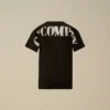 Maglietta U16 in jersey di cotone 30/1 a maniche corte con logo maxi