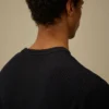 Maglione a collo rotondo con motivo a coste in cotone Sea Island Lens