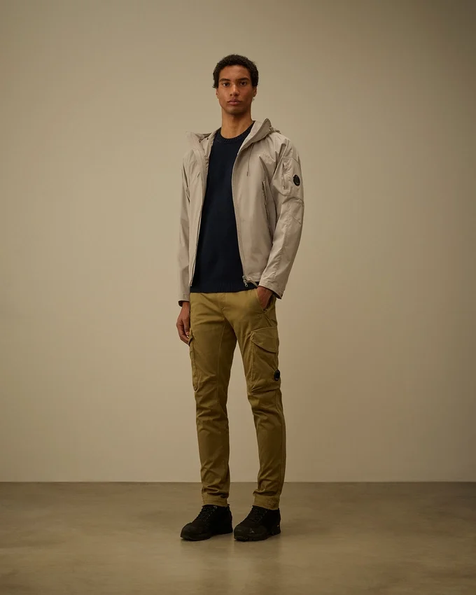 Maglione a girocollo in ciniglia di cotone con lente