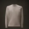 Maglione a girocollo in cotone elasticizzato della Metropolis Series