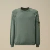 Maglione a girocollo in cotone Sea Island con motivo a Lens