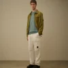 Maglione a girocollo in cotone Sea Island con motivo a Lens