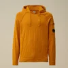 Maglione con cappuccio in misto cotone e nylon Lens