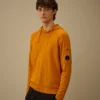 Maglione con cappuccio in misto cotone e nylon Lens