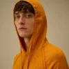 Maglione con cappuccio in misto cotone e nylon Lens