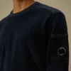 Maglione in ciniglia di cotone con motivo a lente