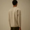 Maglione Polo in ciniglia di cotone con lente