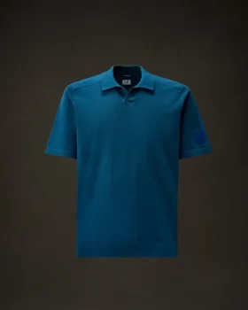 Maglione polo in cotone elasticizzato della Metropolis Series