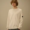 Maglione raglan a girocollo in misto cotone e nylon