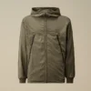 Maglione reversibile con cappuccio in misto cotone