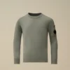 Maglione U16 in cotone con collo rotondo e Lens
