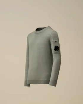Maglione U16 in cotone con collo rotondo e Lens