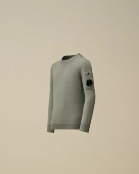 Maglione U16 in cotone con collo rotondo e Lens