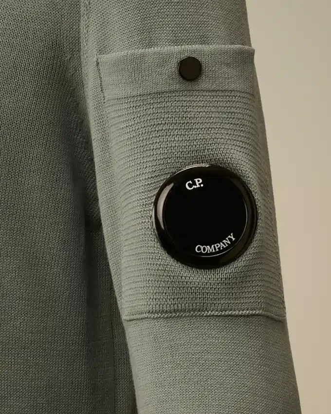 Maglione U16 in cotone con collo rotondo e Lens