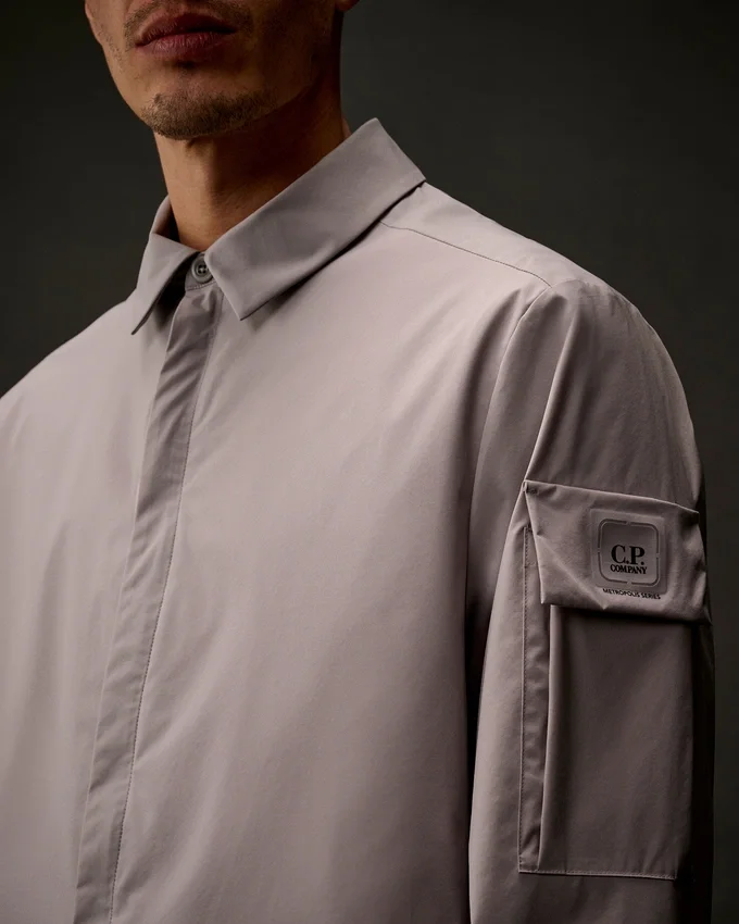 Metropolis Series: sovrashirt con zip Metro-Tek