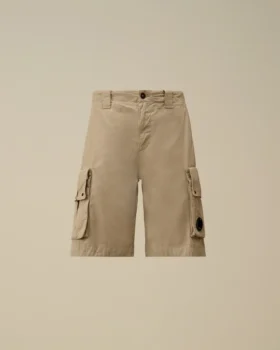 Pantaloncini cargo in gabardina di cotone Lens