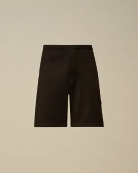 Pantaloncini cargo in pile a trama diagonale