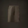 Pantaloncini cargo in pile elasticizzato della Metropolis Series