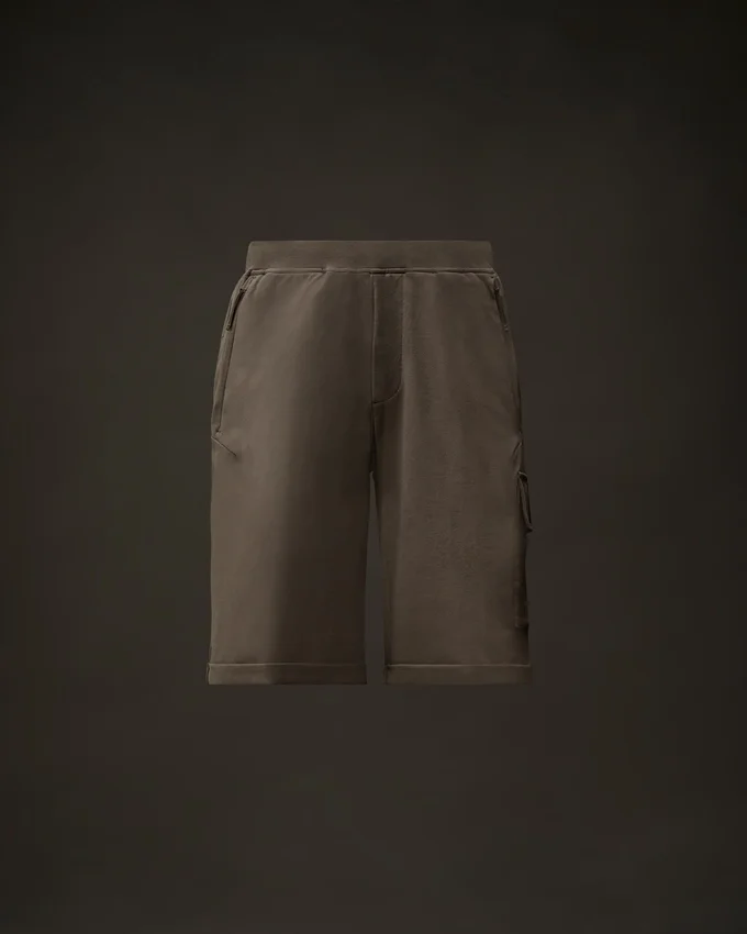Pantaloncini cargo in pile elasticizzato della Metropolis Series