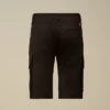 Pantaloncini cargo U16 in gabardina elasticizzata con Lens