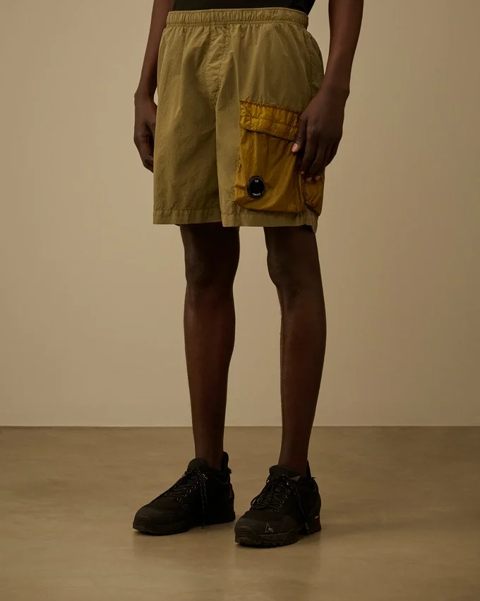 Pantaloncini da bagno cargo Flatt Nylon con lenti miste