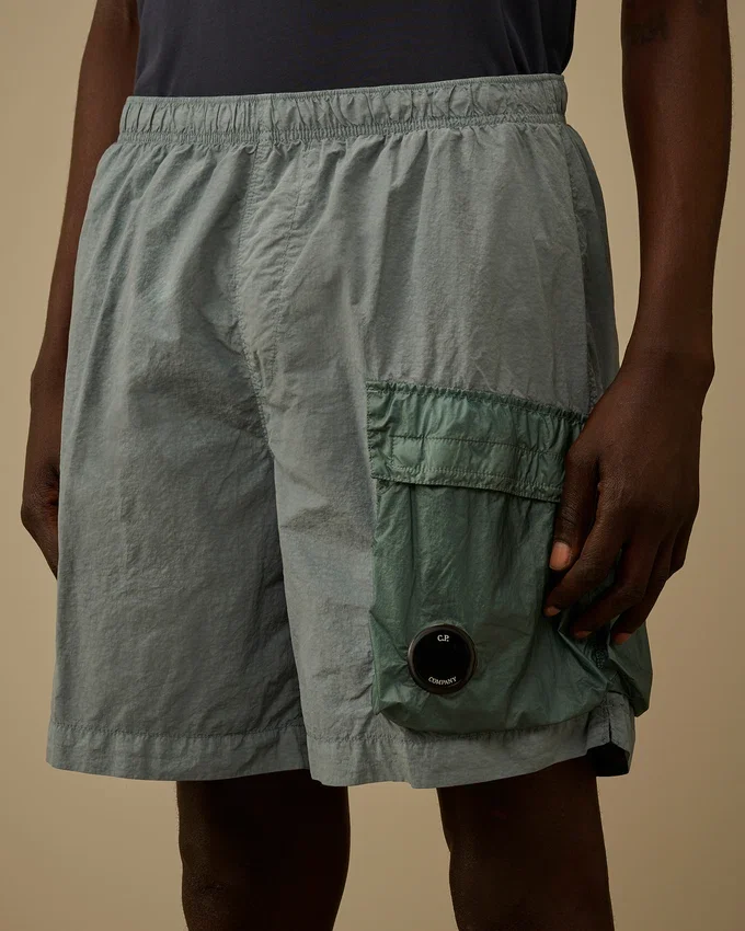 Pantaloncini da bagno cargo Flatt Nylon con lenti miste