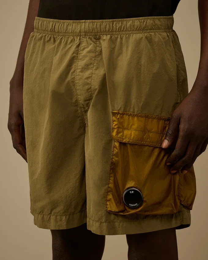 Pantaloncini da bagno cargo Flatt Nylon con lenti miste