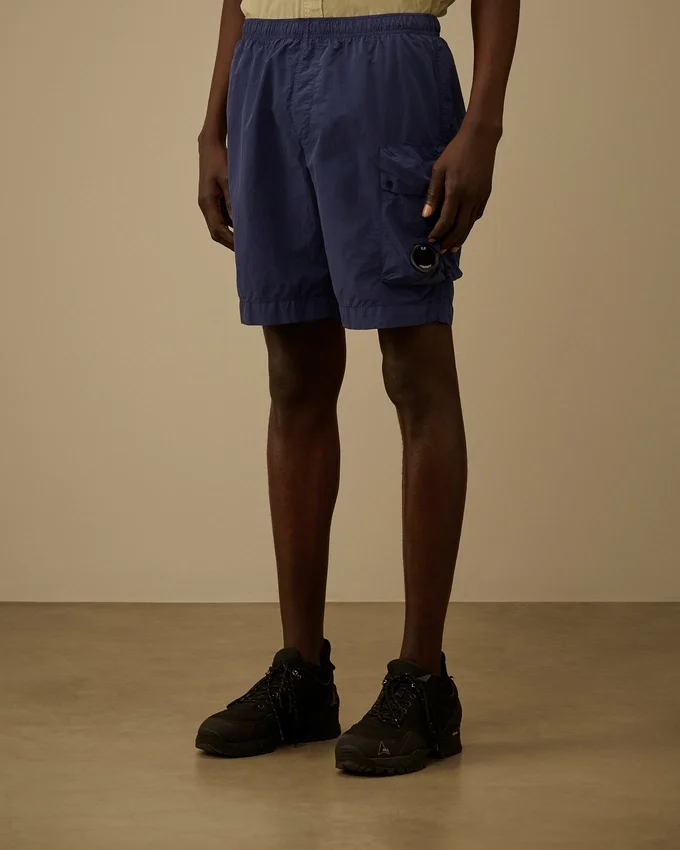 Pantaloncini da bagno cargo in Flatt Nylon con motivo a lenti