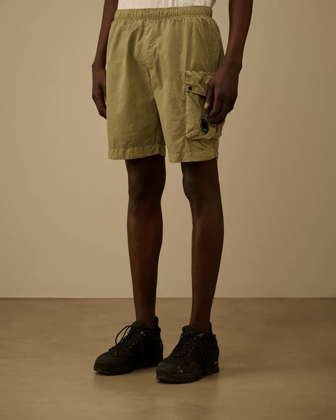 Pantaloncini da bagno cargo in Flatt Nylon con motivo a lenti